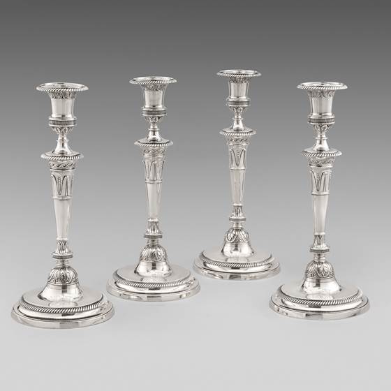 A Set of Four Candlesticks