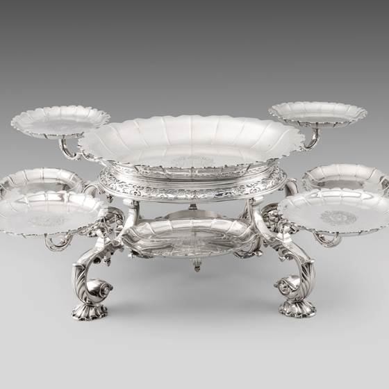 An Exceptional George II Epergne Centrepiece