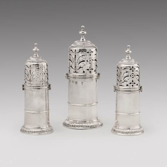 Three Early 18th Century Light House Casters 