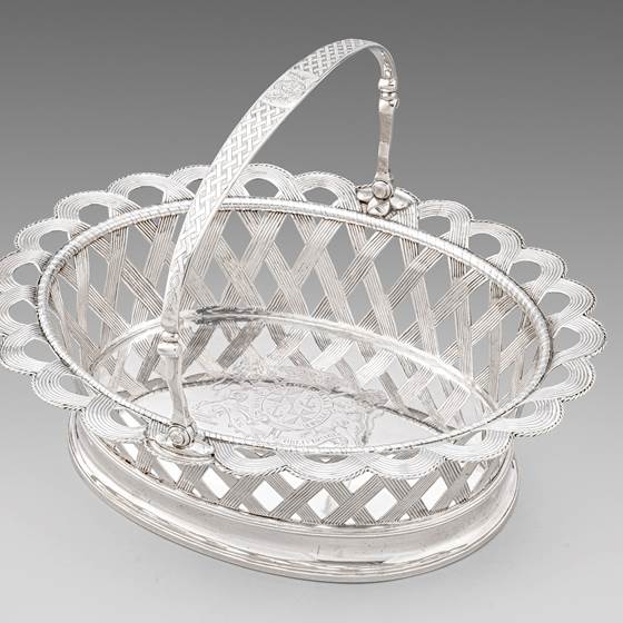 A George II Oval Basket