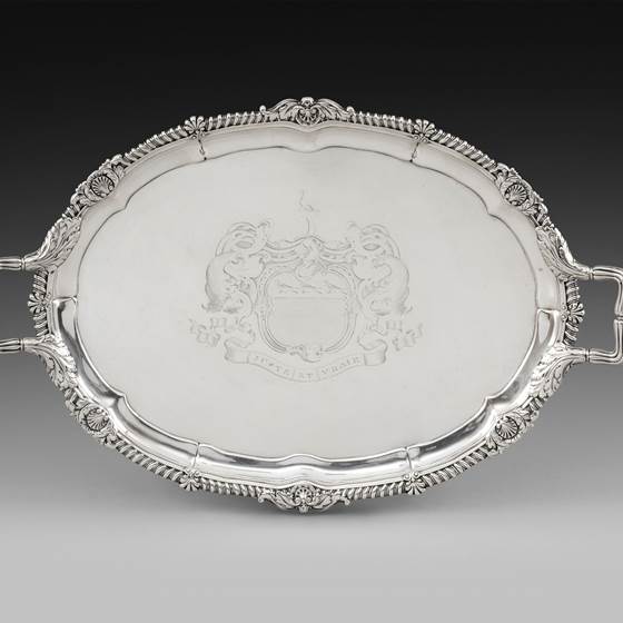 A Paul Storr Two-Handled Tray