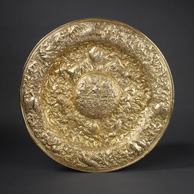 An Early English Side Board Dish for Sir George Jeffreys (1648-1688)