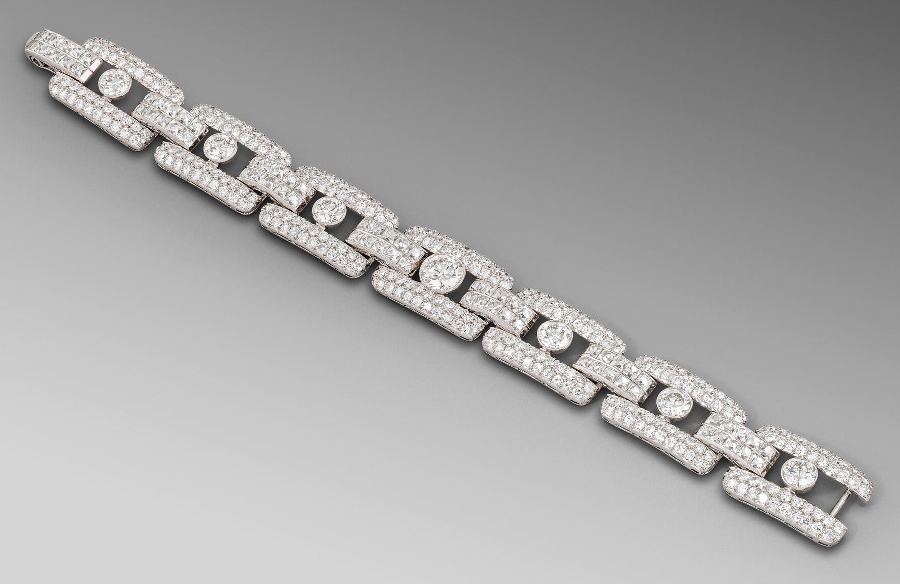 art deco diamond bracelet