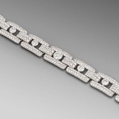 A Superb Art Deco Diamond Bracelet