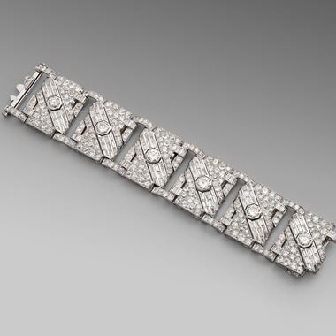 An Important Art Deco Diamond Bracelet