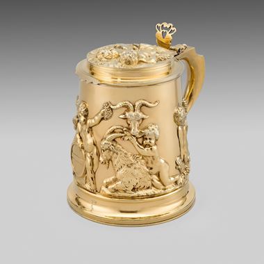 A Silver-gilt Tankard of Exceptional Gauge 