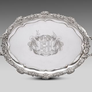 A Paul Storr Two-Handled Tray