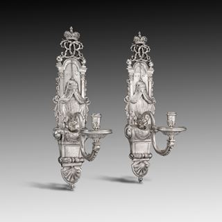 A Pair of Royal Wall Sconces