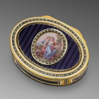 A German Gold and Enamel Box