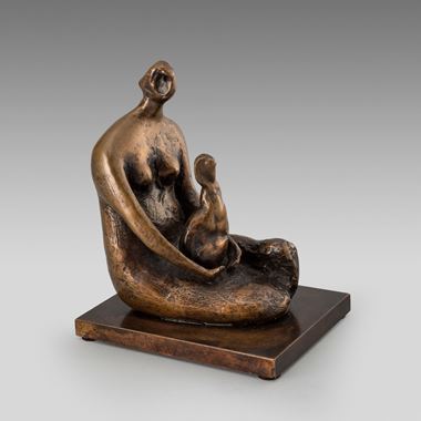 Seated Woman Holding Child