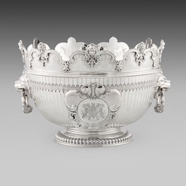 A Massive Victorian Monteith Bowl