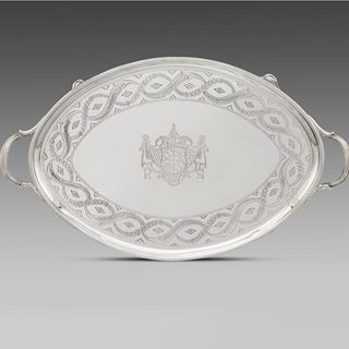A Refined Two-Handled Tray