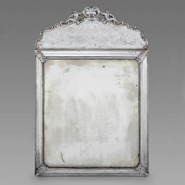 An Early English Easel Mirror