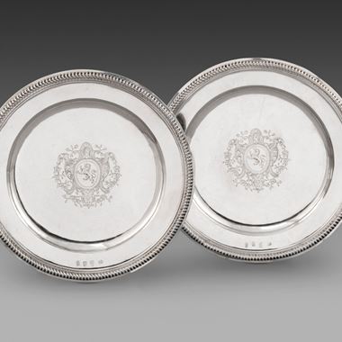 An Elegant Pair of Plates