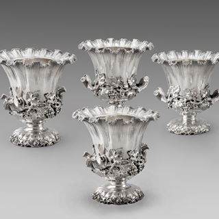 A Set of Four Magnificent Campana-Form Wine Coolers