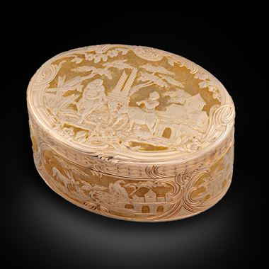 An Exquisite 18th Century German Large Table Snuff Box