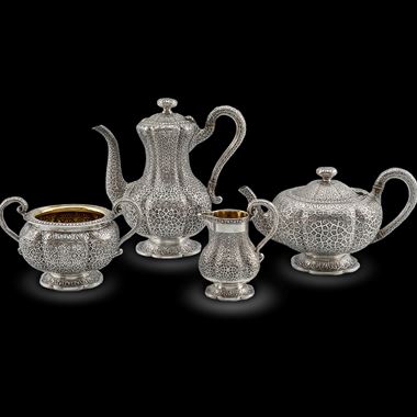 An Ashburnham Pattern Five piece Tea & Coffee Service