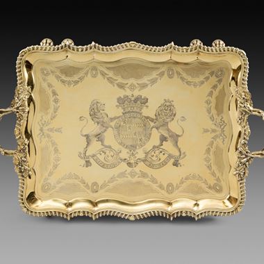 A Historically Important Silver-Gilt Tray 