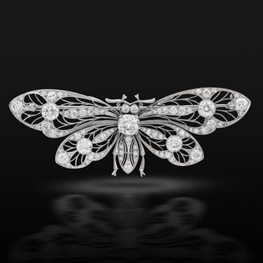 An early 20th century butterfly brooch c1910