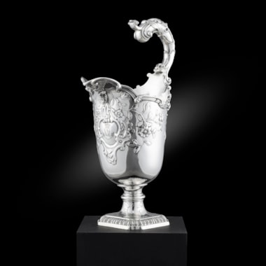 A George III Helmet Shaped Ewer