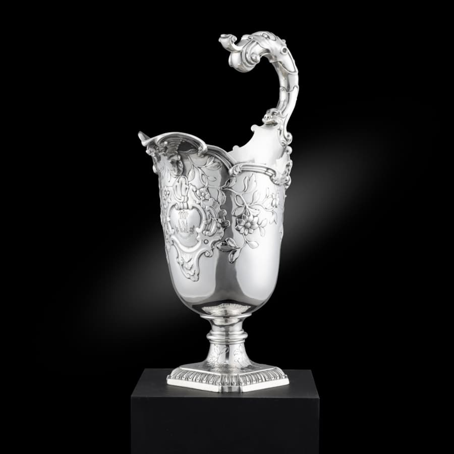 A George III Helmet Shaped Ewer