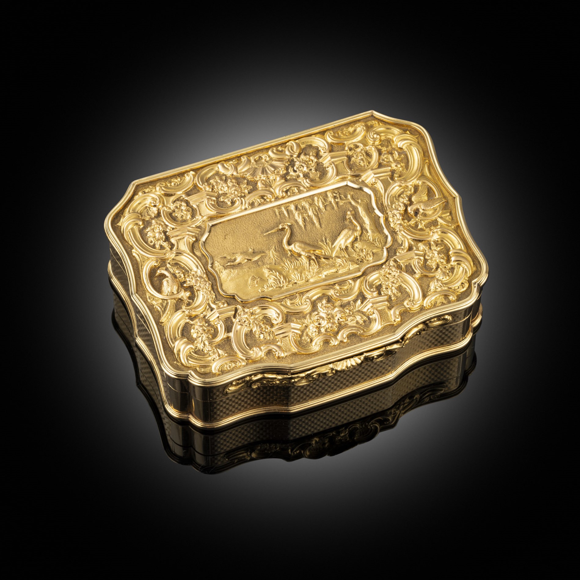 A George III 18 Carat Gold Snuff Box