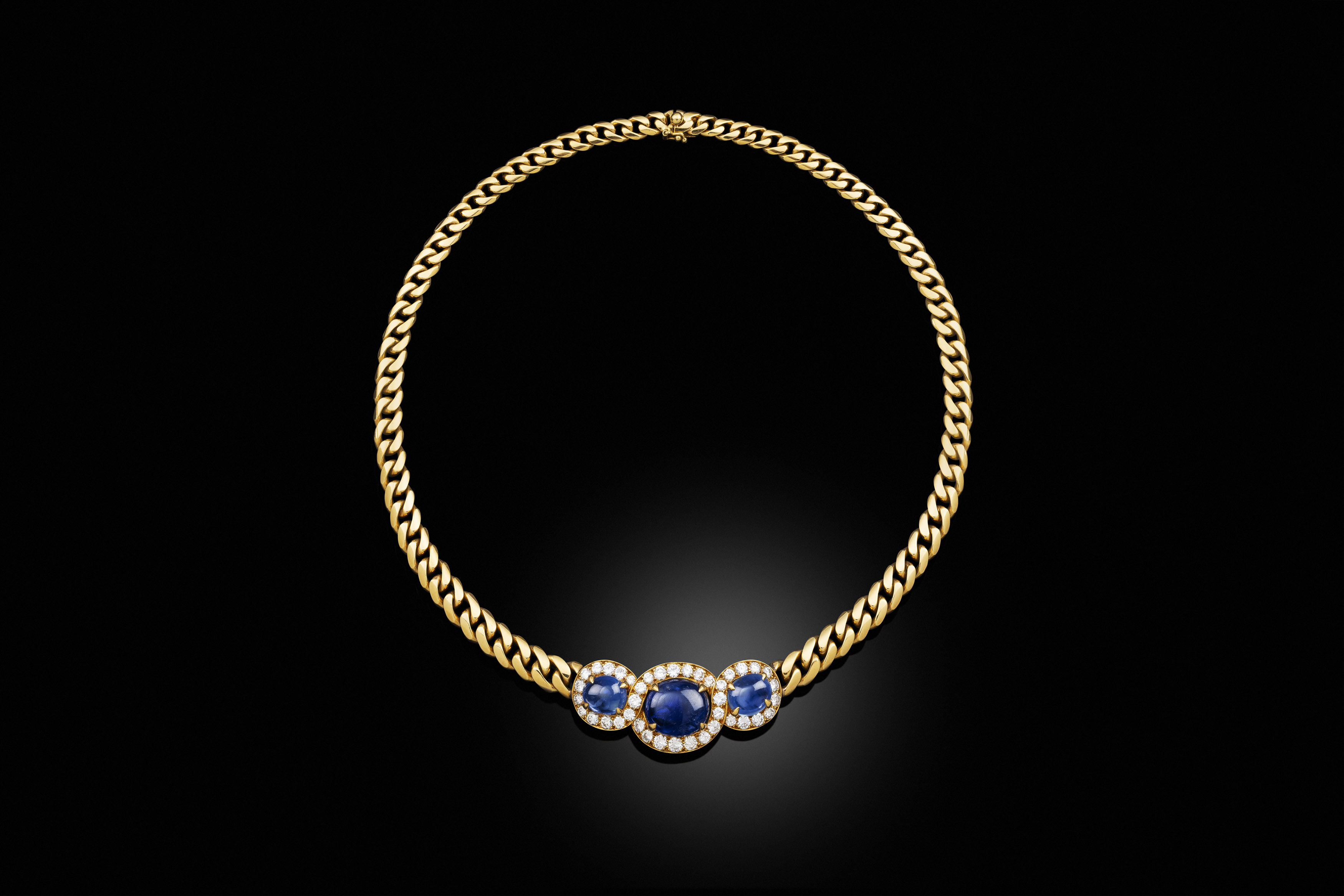 A Bulgari Sapphire Necklace, circa 1980