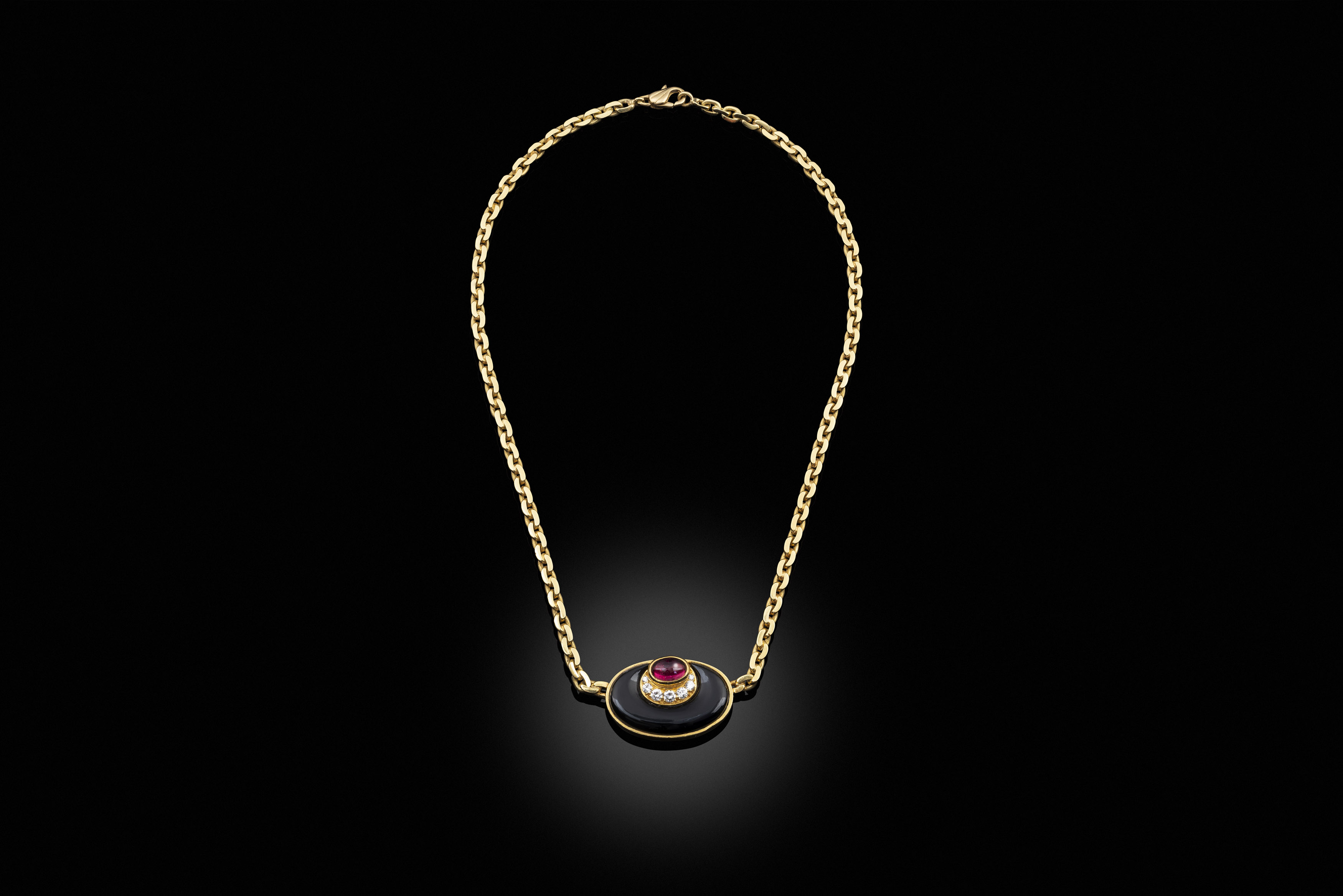 A Bulgari Pendant Necklace, circa 1980
