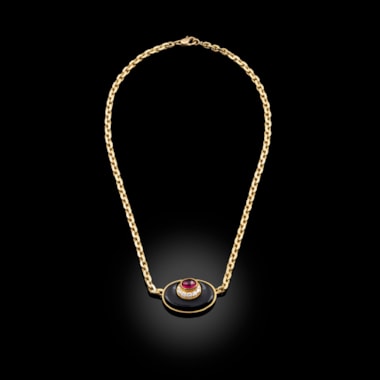 A Bulgari Pendant Necklace c1980