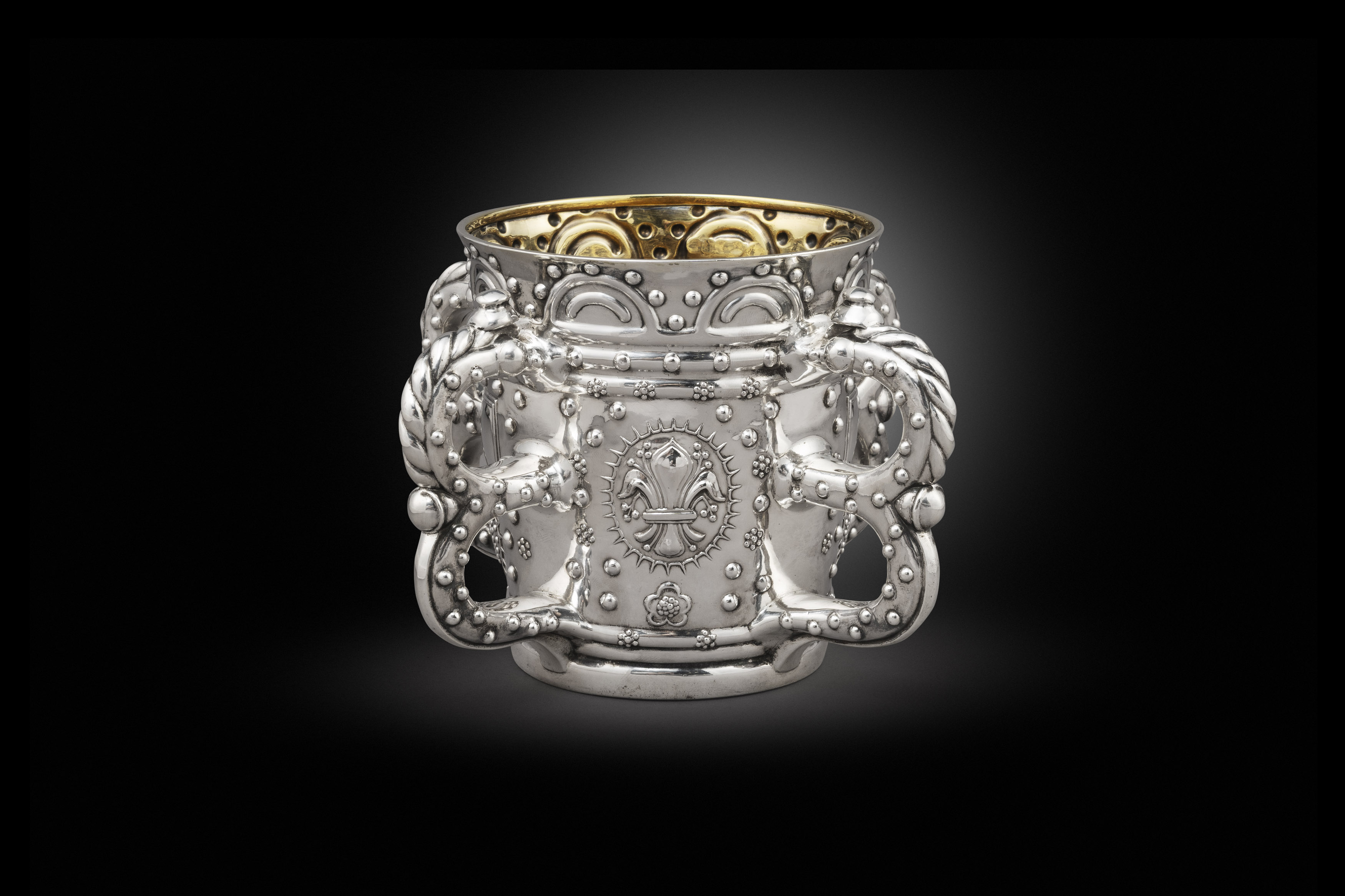 A Victorian Tyg Four-Handled Loving Cup