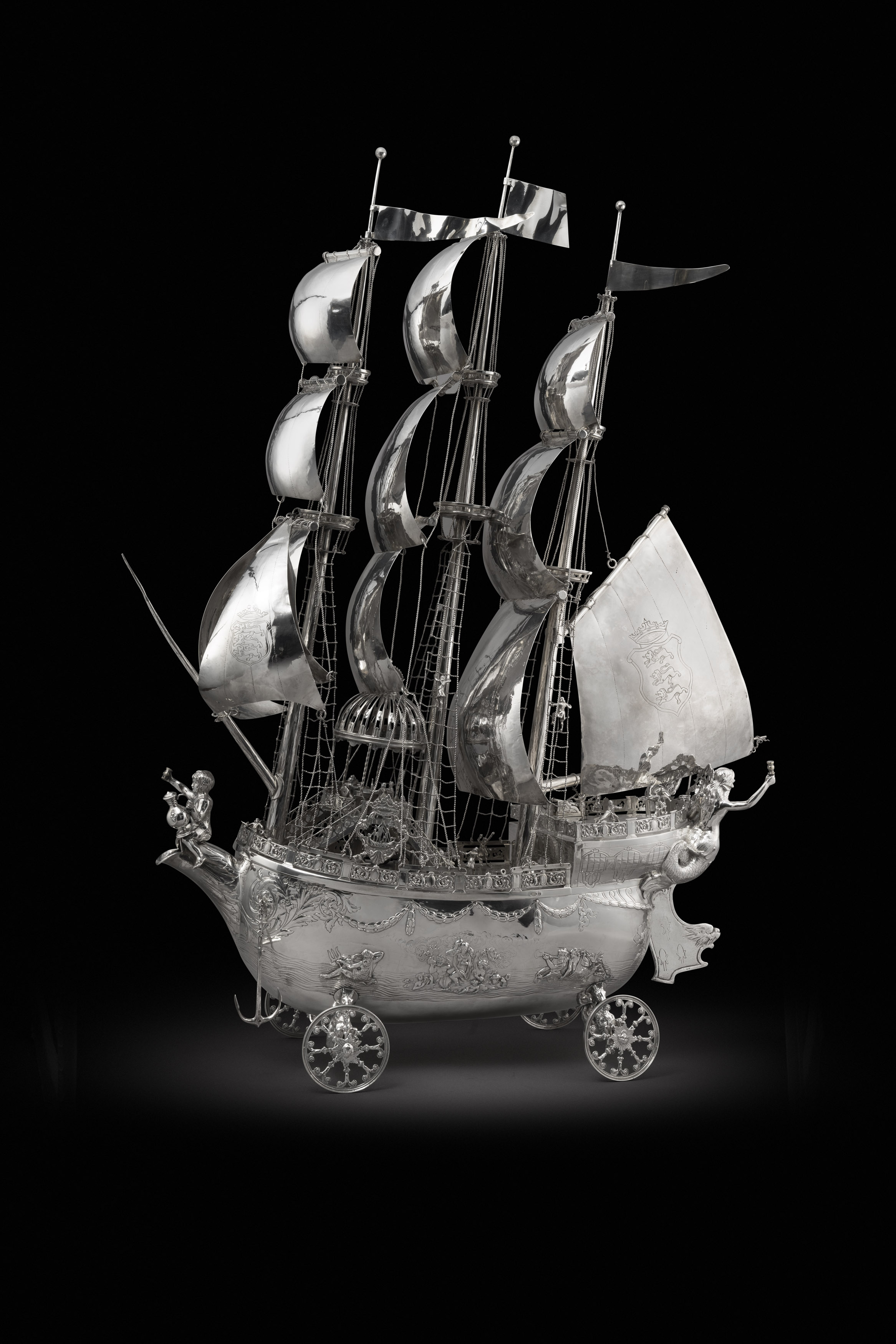 A Superb German 19th Century Nef