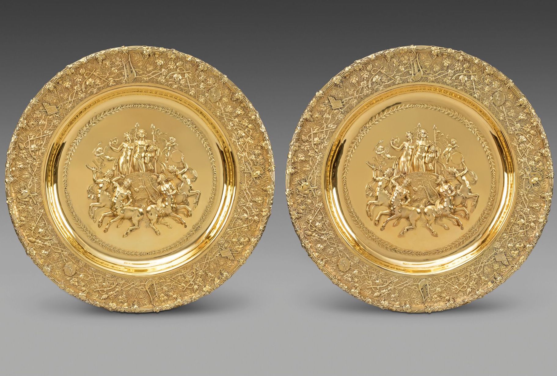 A Monumental & Highly Important Pair of Sideboard Dishes