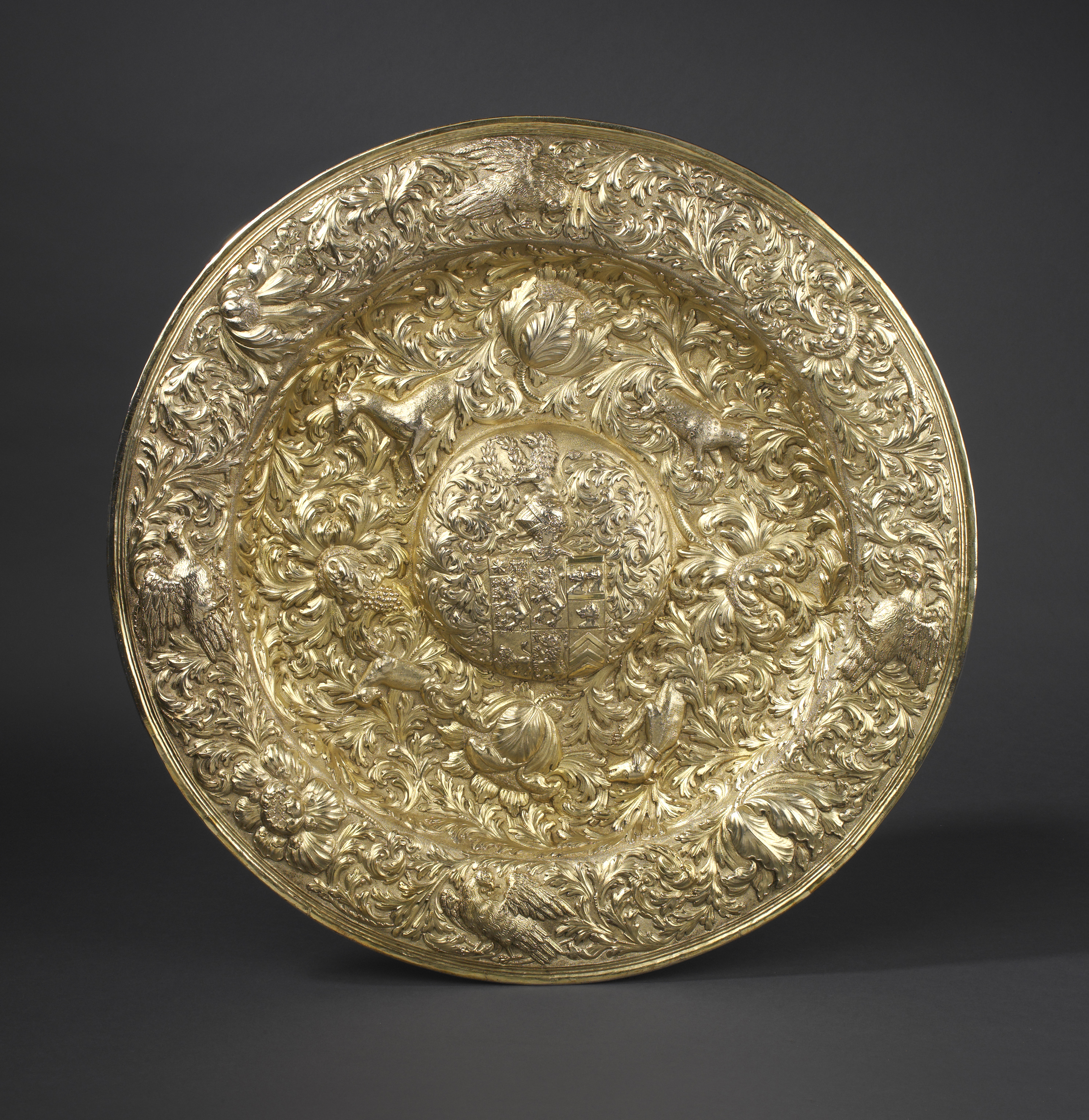 An Early English Side Board Dish for Sir George Jeffreys (1648-1688)