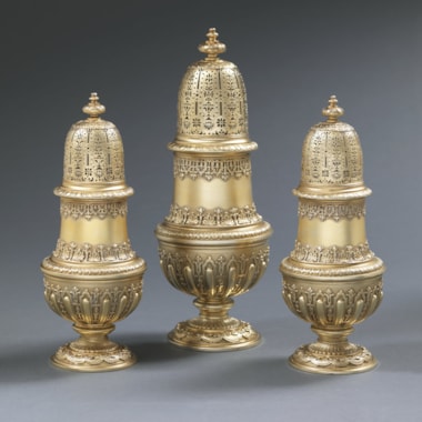 An Important Set of Three Casters