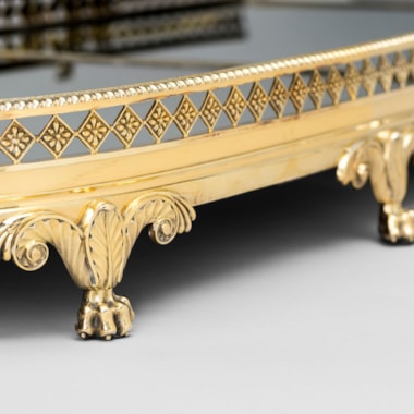 A Highly Important Royal Mirror Plateau