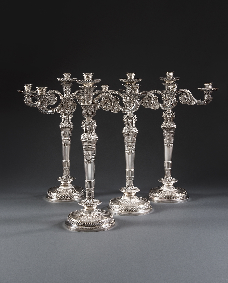 A Magnificent Set of Royal Candelabra