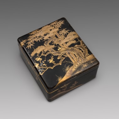 A Japanese Lacquer Ryoshi-bako
