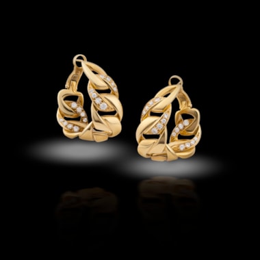 Pair of diamond earrings, Paris