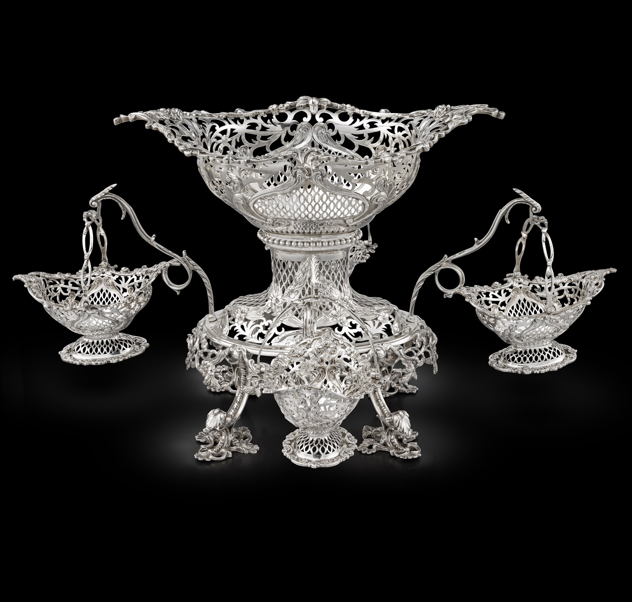 A George V Centrepiece Epergne