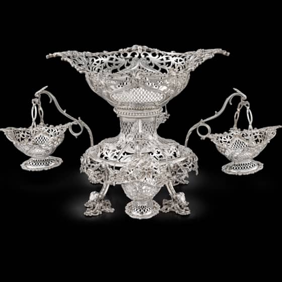 A George V Centrepiece Epergne