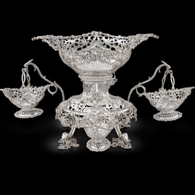 A George V Centrepiece Epergne