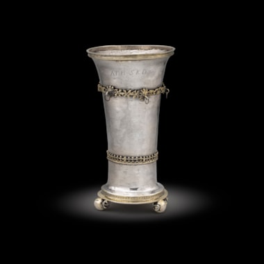A Norwegian Parcel Gilt Beaker, Circa 1590