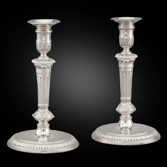 A Superb Pair of Candlesticks