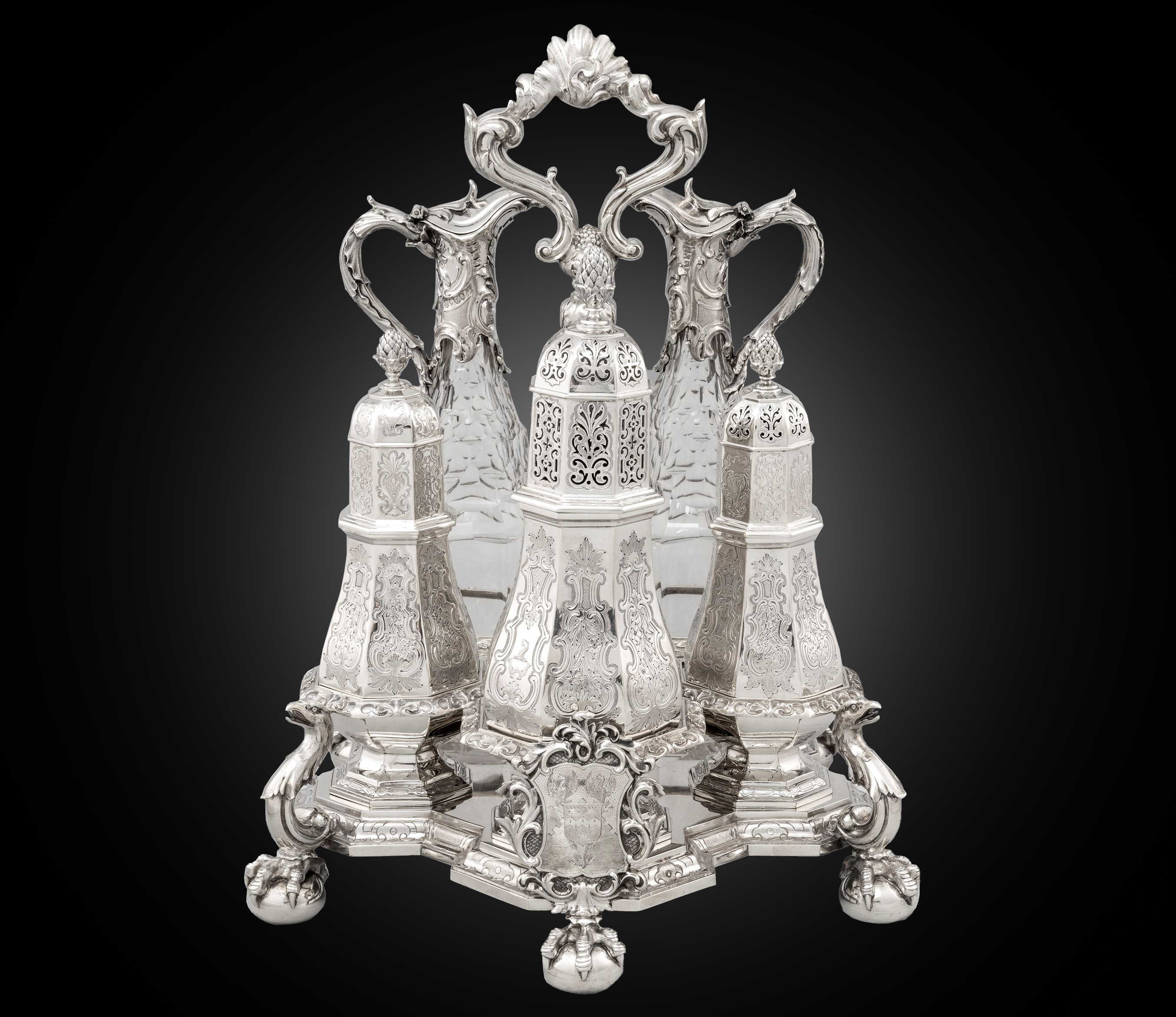 An Imposing Victorian Warwick Cruet