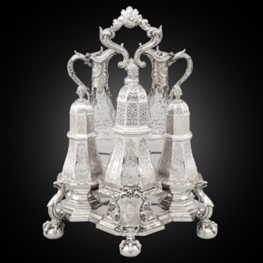 An Imposing Victorian Warwick Cruet