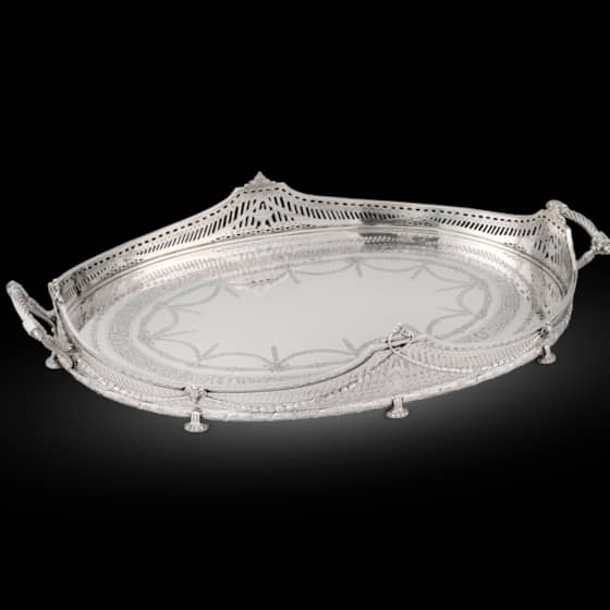 A Pierced Gallery Tray