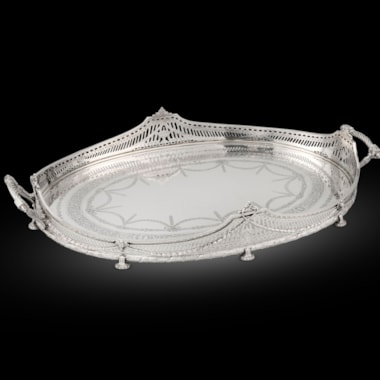 A Pierced Gallery Tray