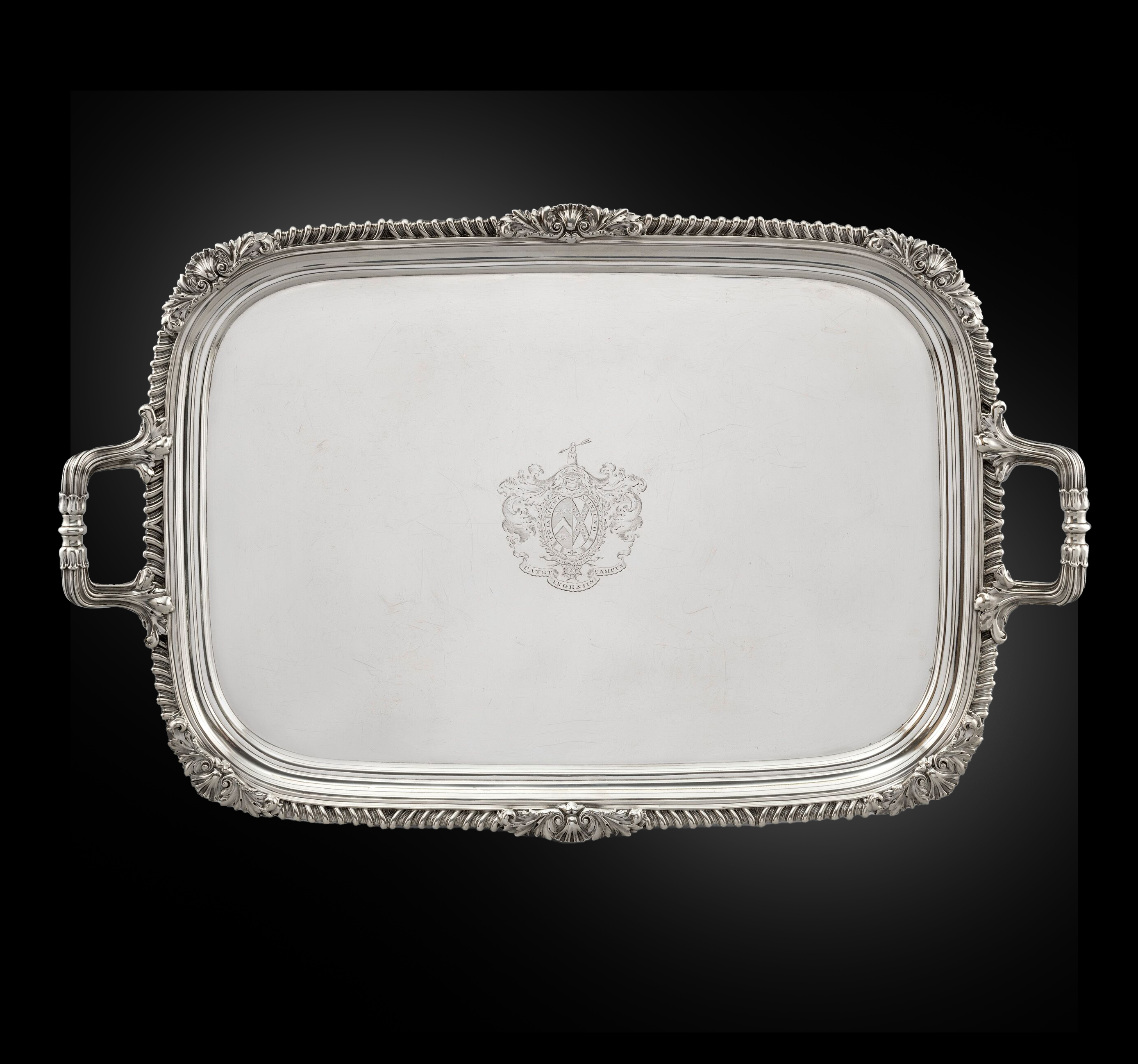 A Rectangular Paul Storr Tray