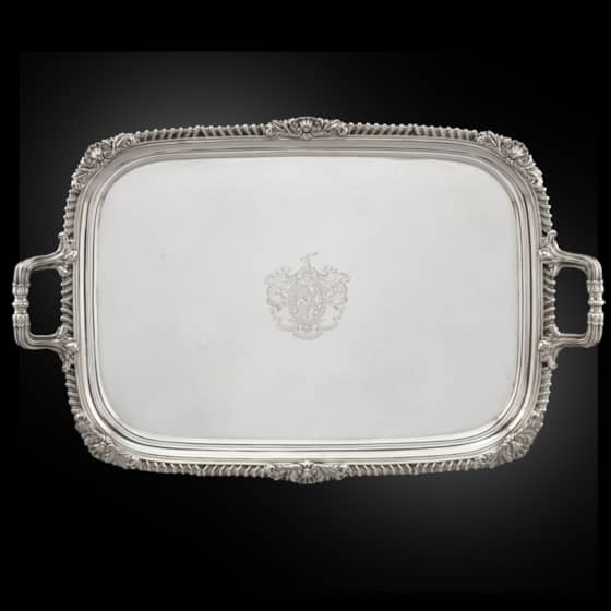 A Rectangular Paul Storr Tray