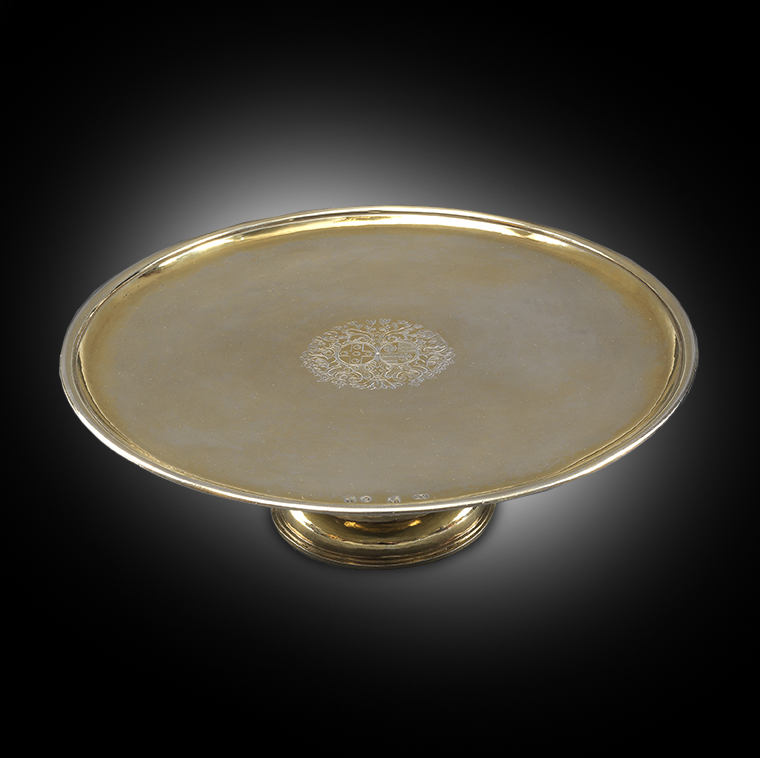 A Silver-Gilt Tazza